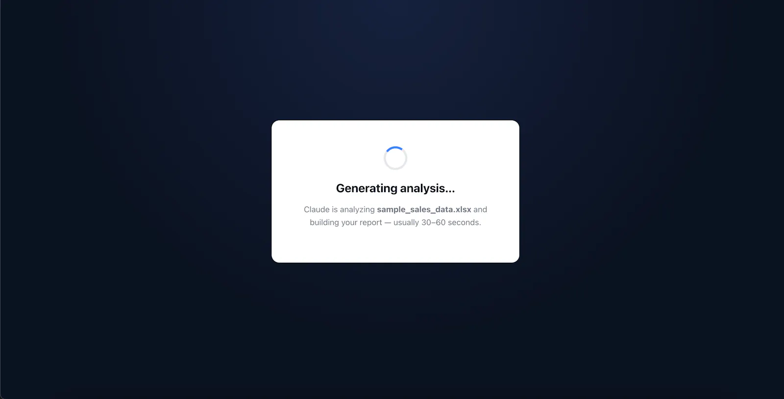 ExcelReport.io screenshot 2