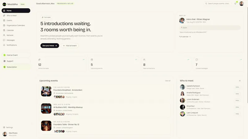 MeetWho screenshot 1