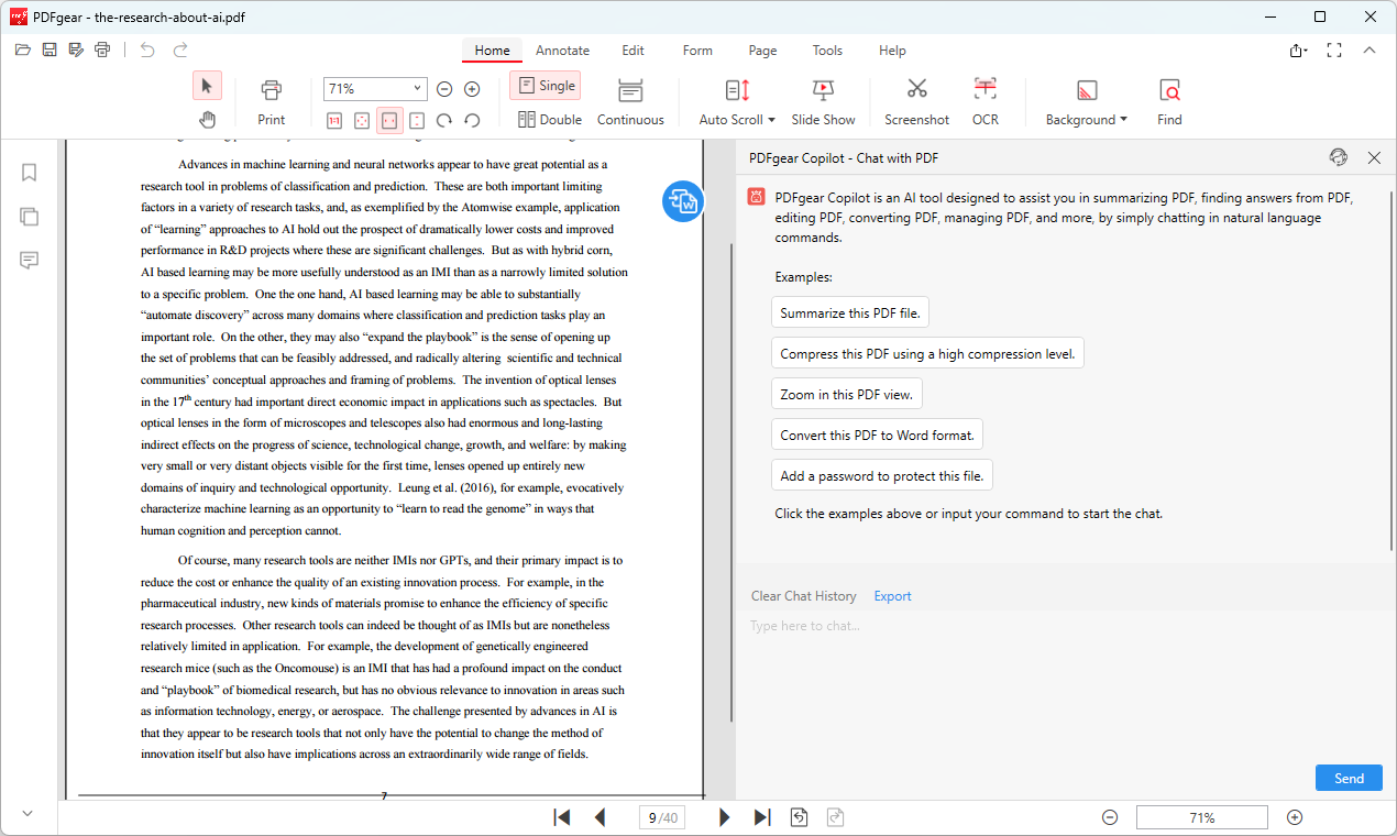 وسائط pdfgear copilot - PDFGEAR COPILOT تحدث ثورة في تفاعل برنامج PDF 2