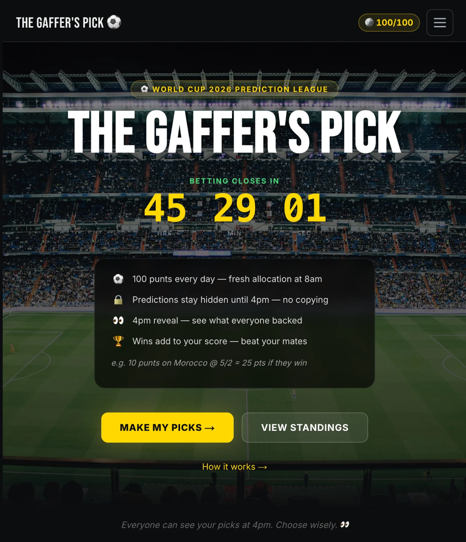 The Gaffer's Pick screenshot 1