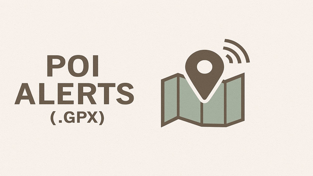 Média Point d'intérêt Alertes pour les appareils GPS - Point d'intérêt [POI] Alertes pour les appareils GPS - .gpx Format 1