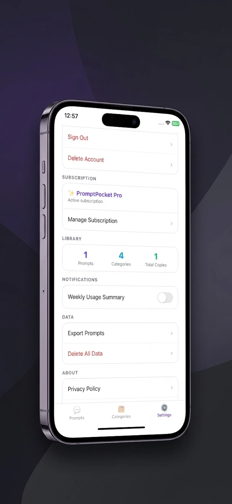 PromptPocket screenshot 6