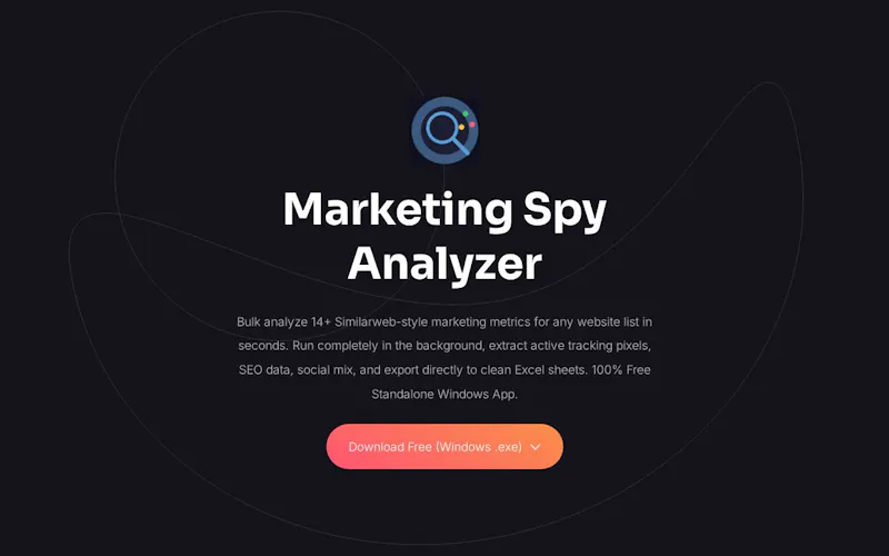 Marketing Spy Analyzer screenshot 1