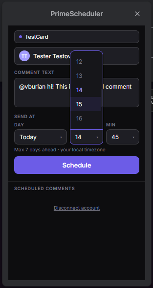 Trello Power-Up - PrimeScheduler gallery image