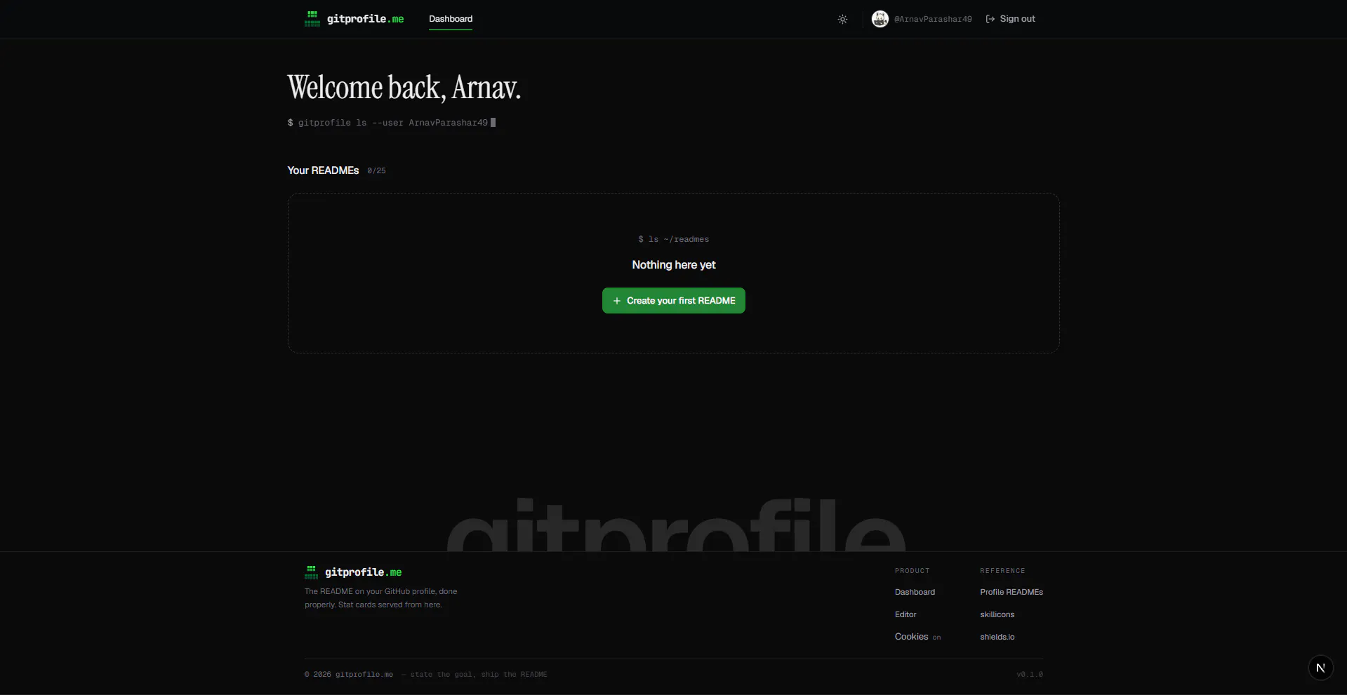 gitprofile.me gallery image