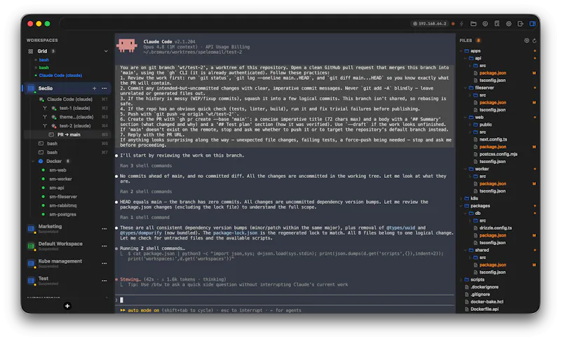 Bromure Agentic Coding screenshot 1