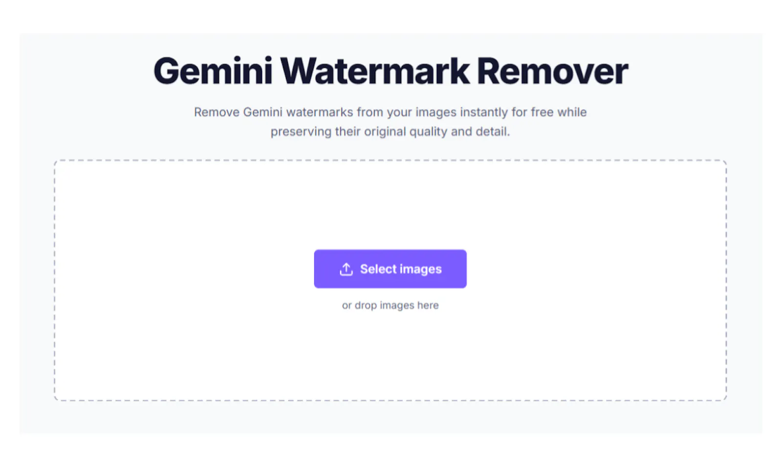 Gemini Watermark Remover screenshot 1