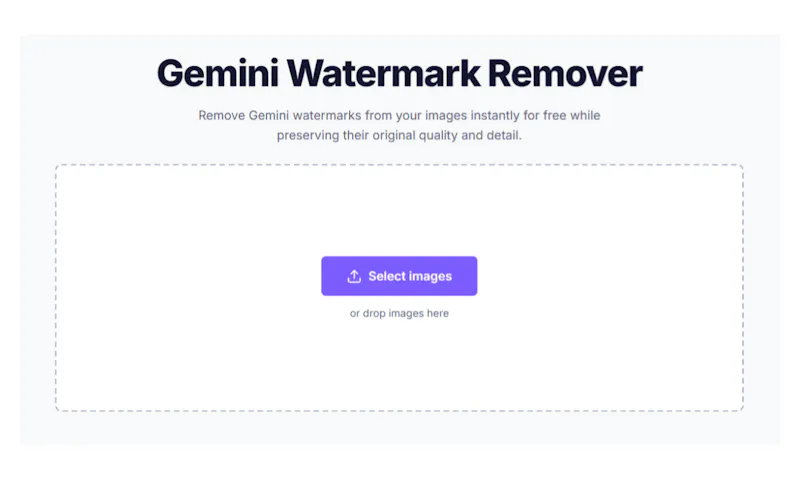 Gemini Watermark Remover screenshot 1