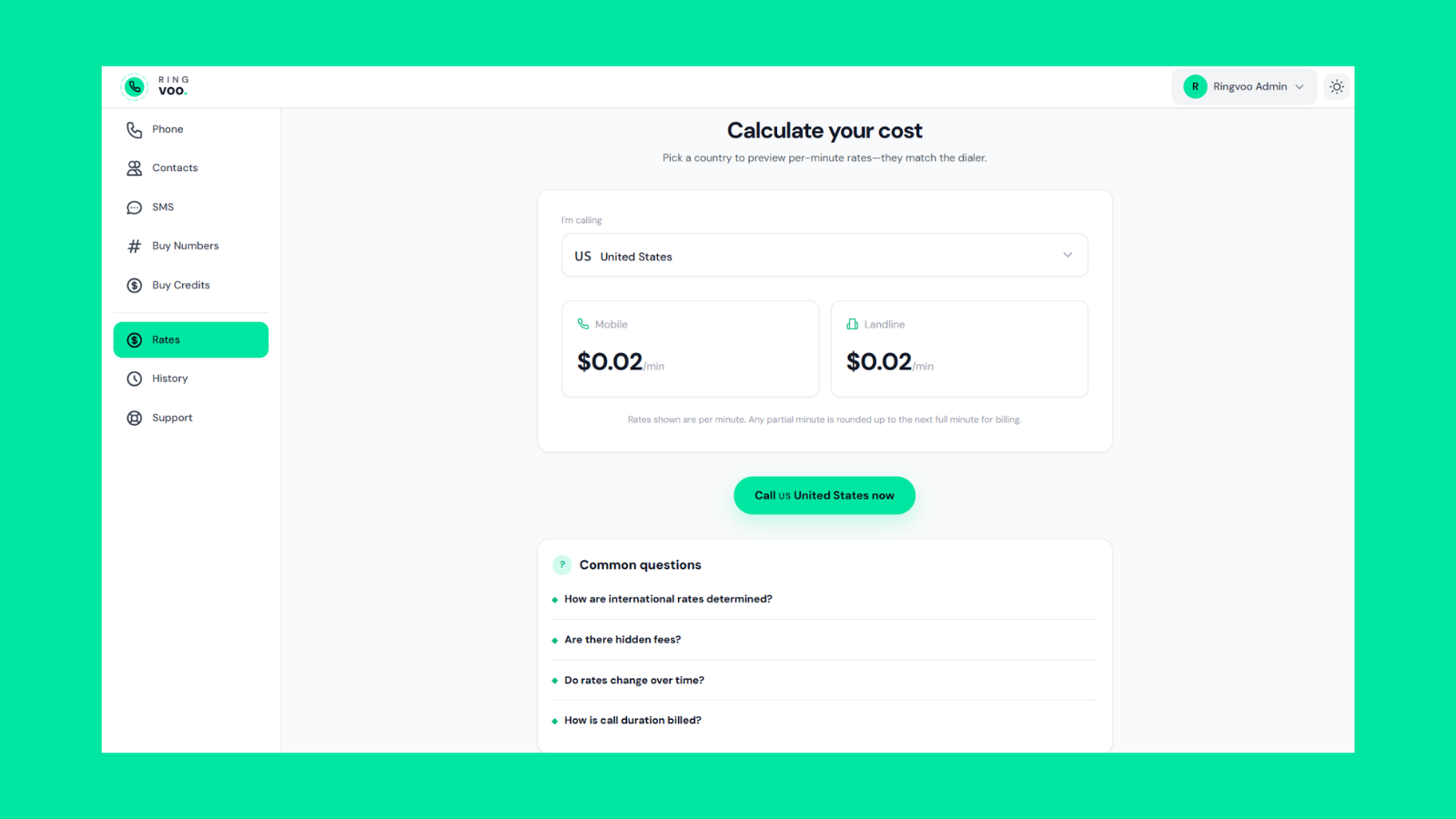 Ringvoo — Affordable Global Calling gallery image