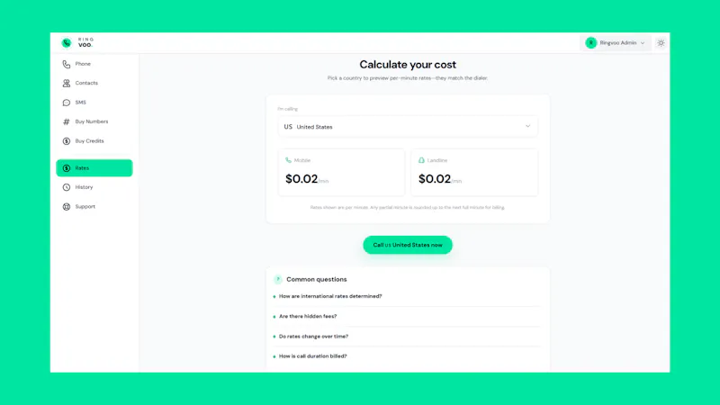 Ringvoo — Affordable Global Calling screenshot 4