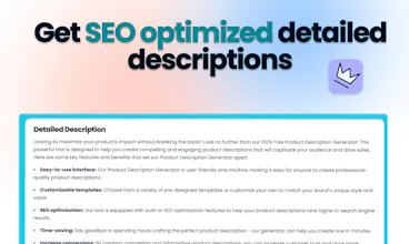 Product Description Generator gallery image