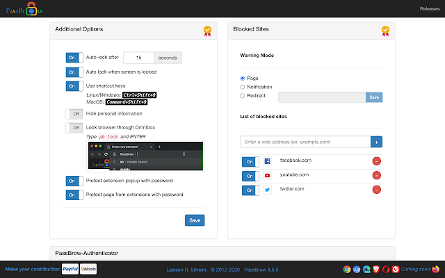 PassBrow: Password for your browser gallery image