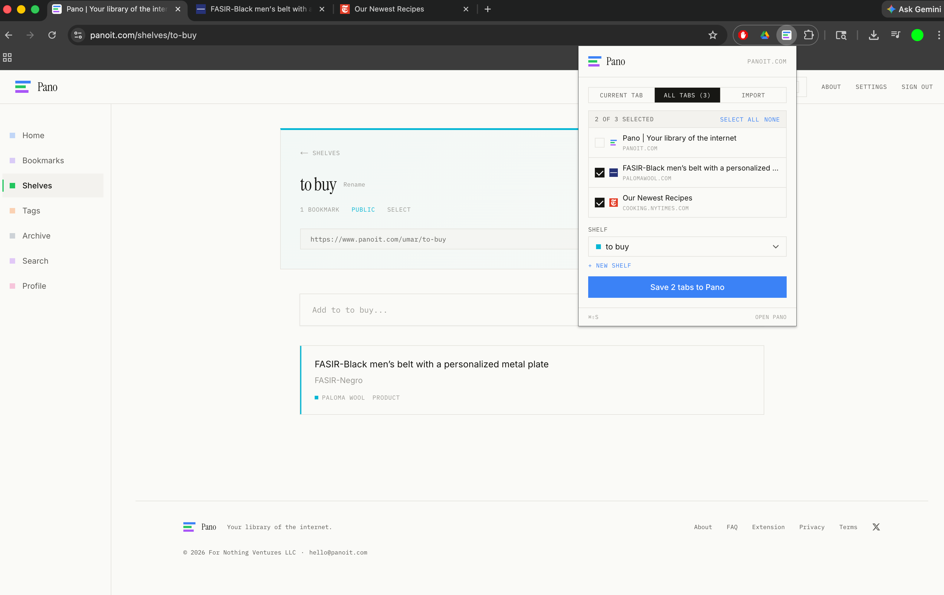Pano - Screenshot 2 showing product features and functionality