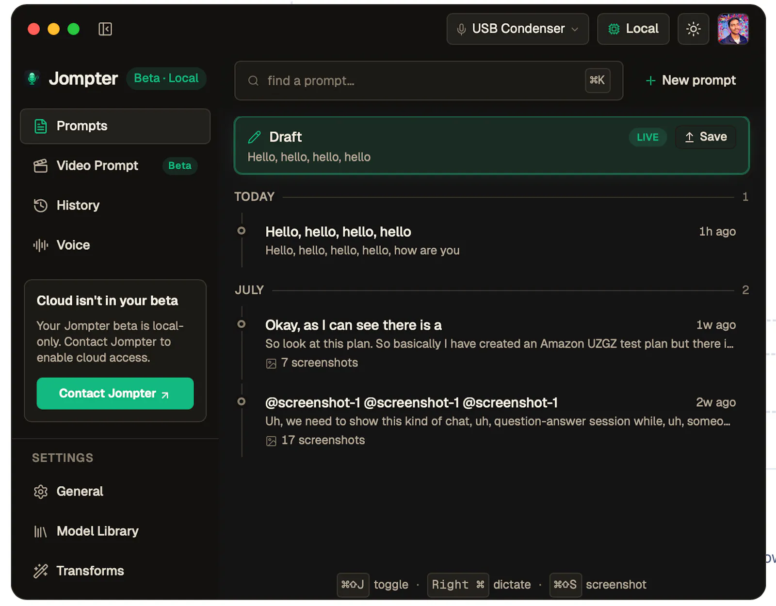 Jompter screenshot 1