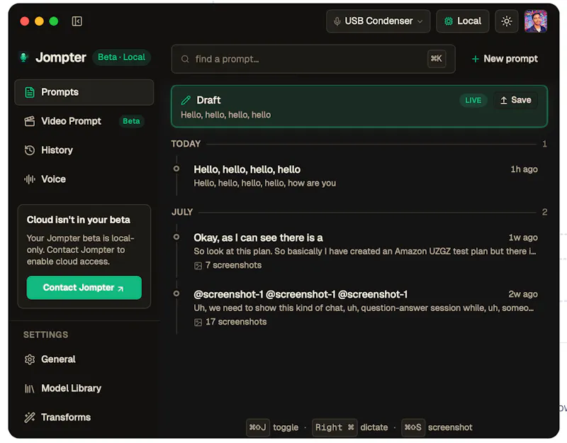 Jompter screenshot 1
