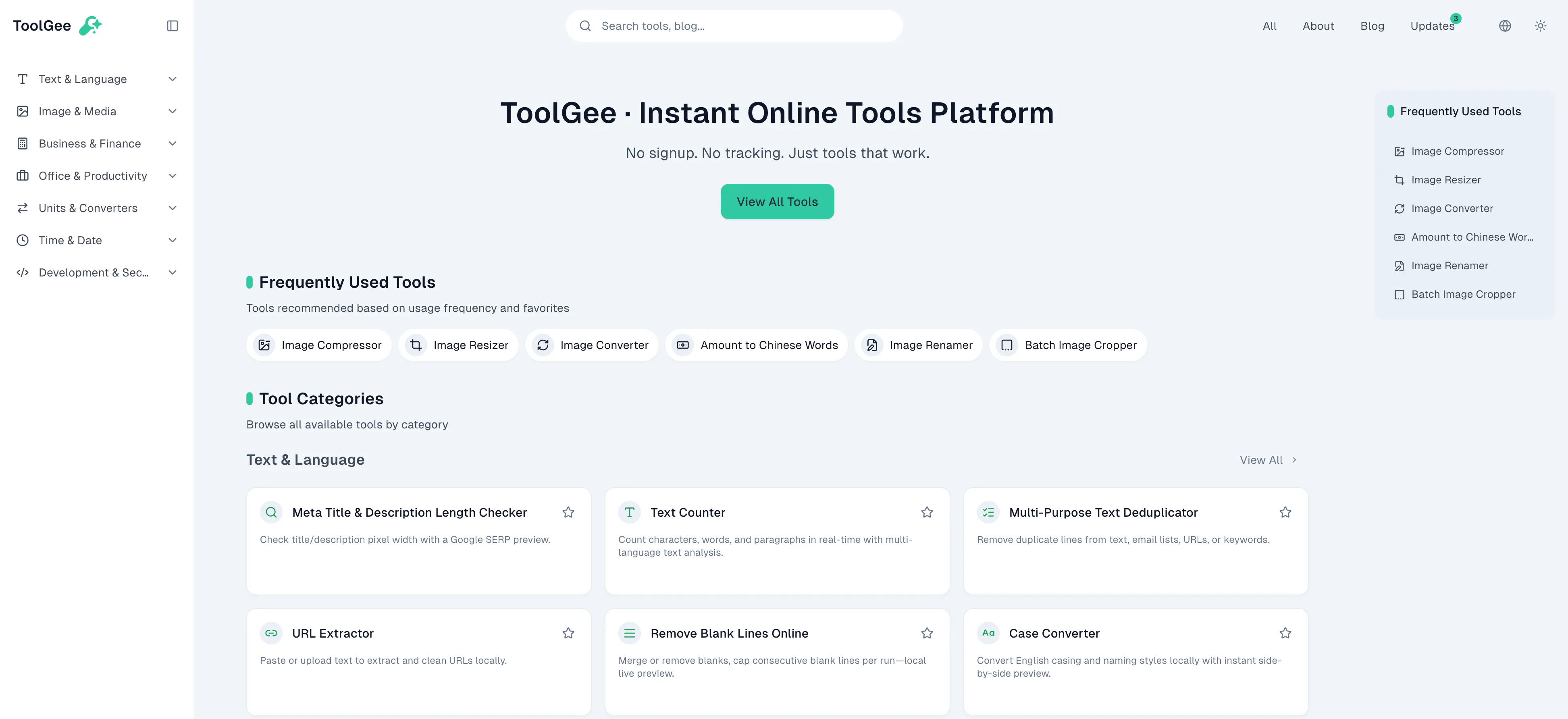 ToolGee｜Instant Online Tools Platform gallery image