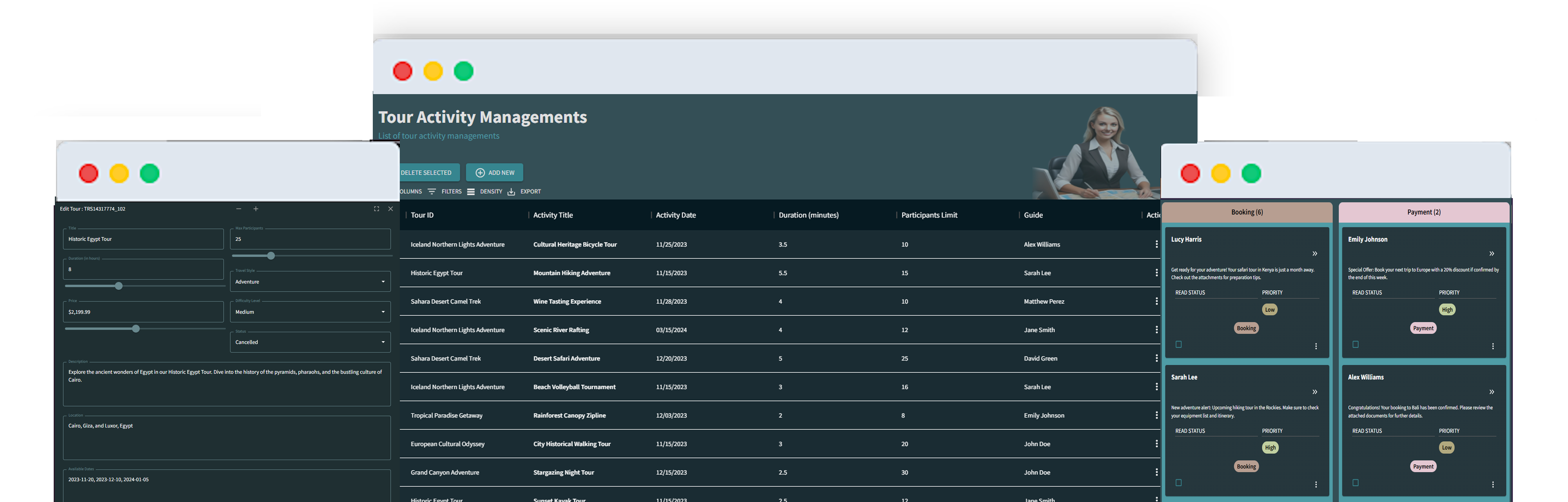 Touryly® - Main product screenshot demonstrating key features and user interface