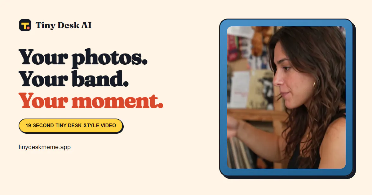 Tiny Desk AI gallery image