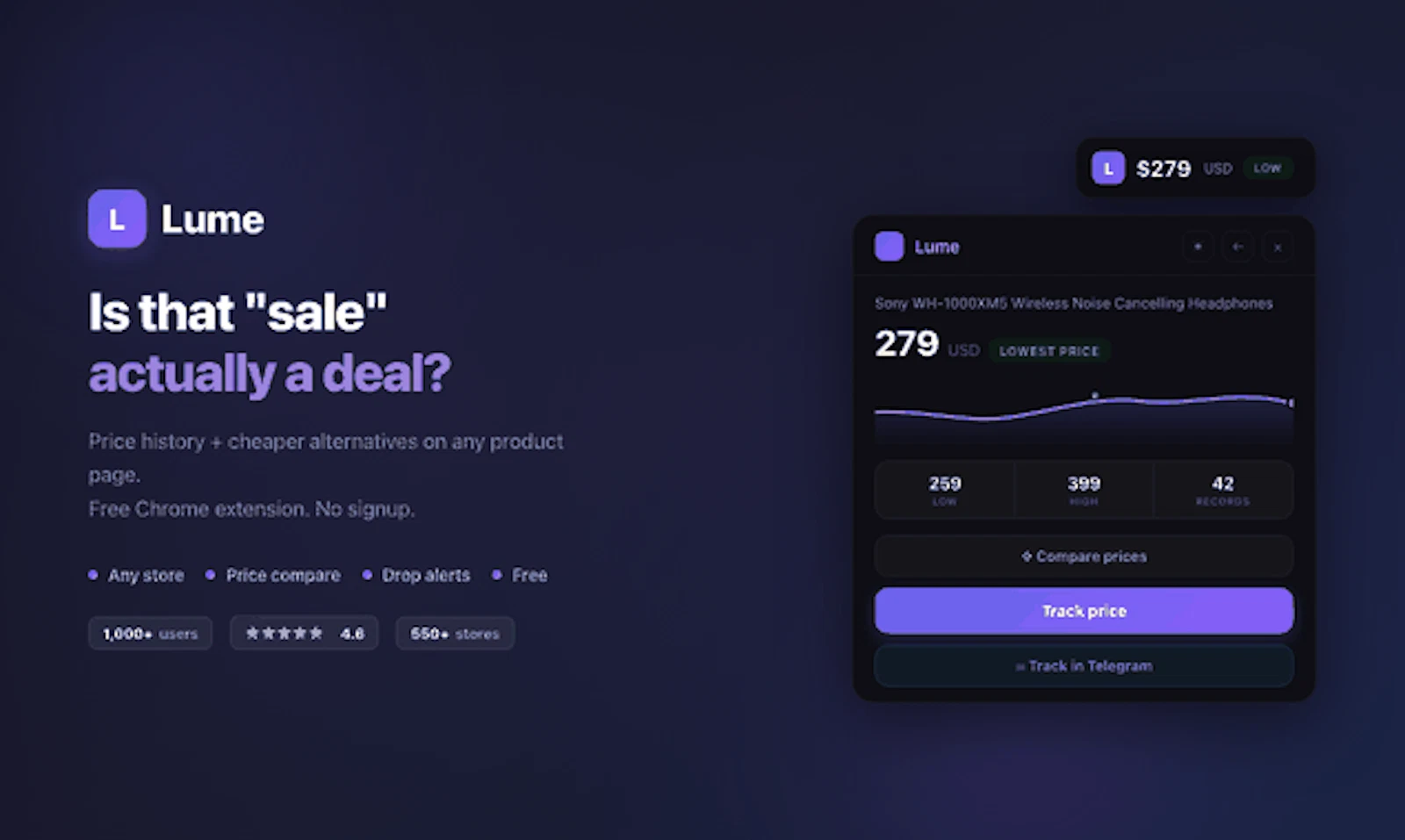 Lume  screenshot 1