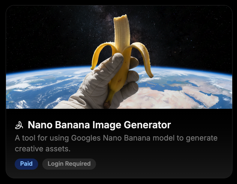 Saasco - Nano Banana Creative Generator gallery image