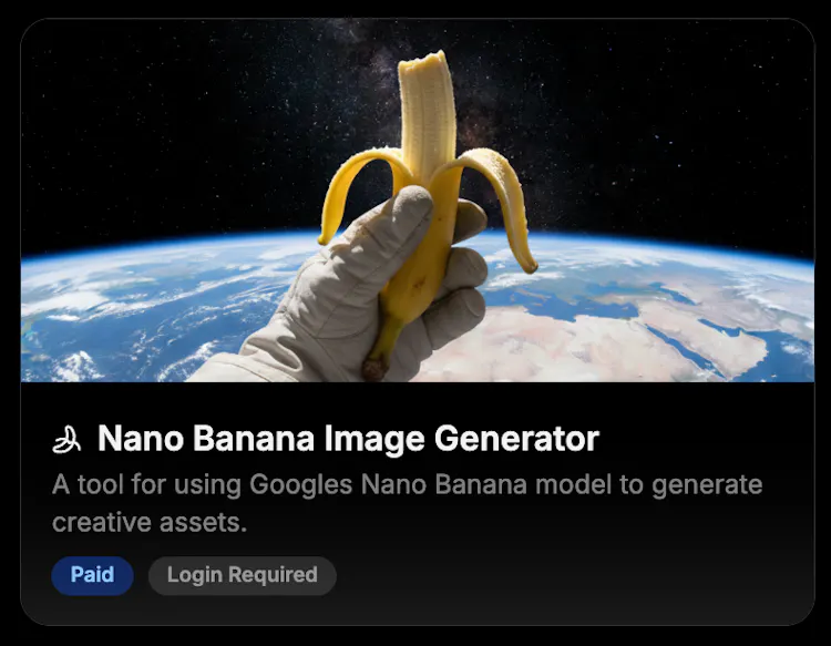 Saasco - Nano Banana Creative Generator
