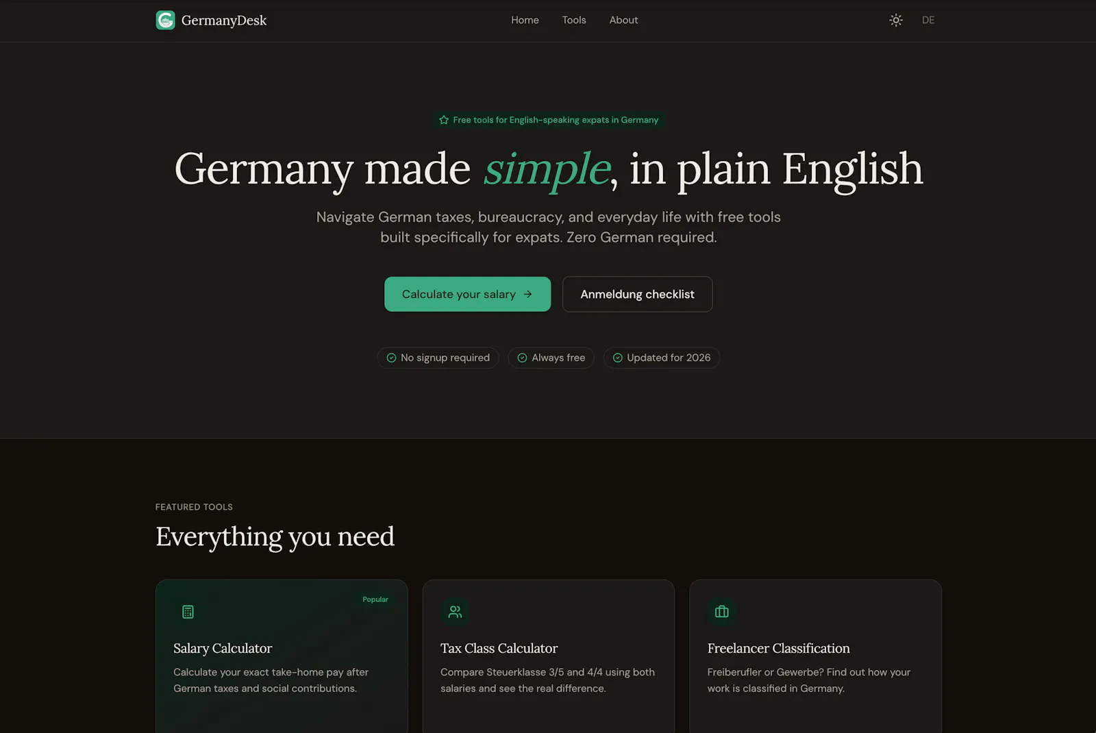 GermanyDesk screenshot 2