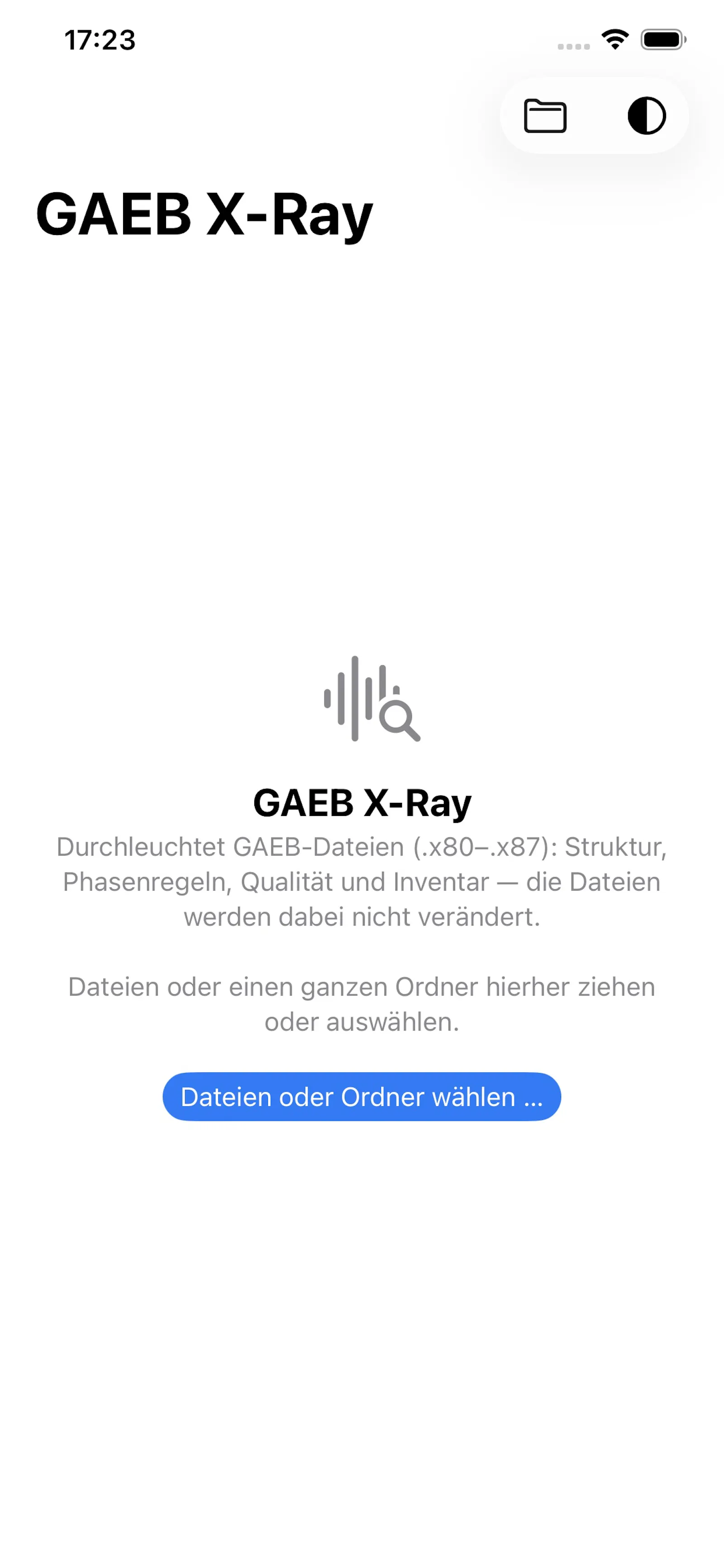 GAEB X-Ray screenshot 2