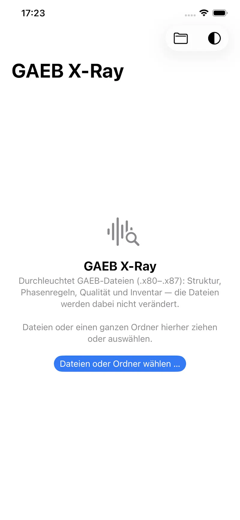 GAEB X-Ray screenshot 2