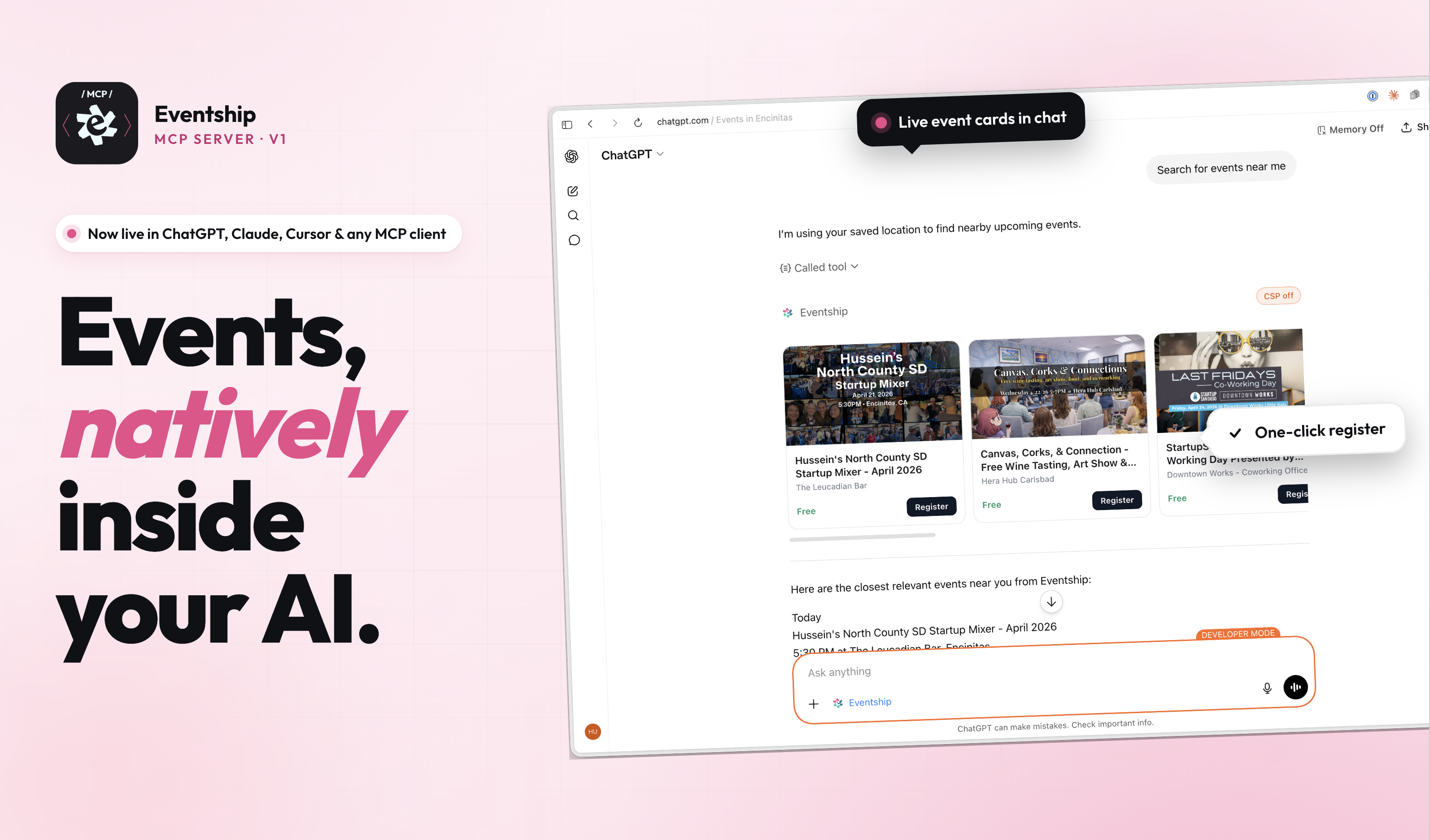 Eventship MCP gallery image