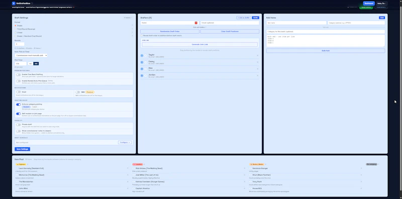 GetDraftedNow screenshot 2
