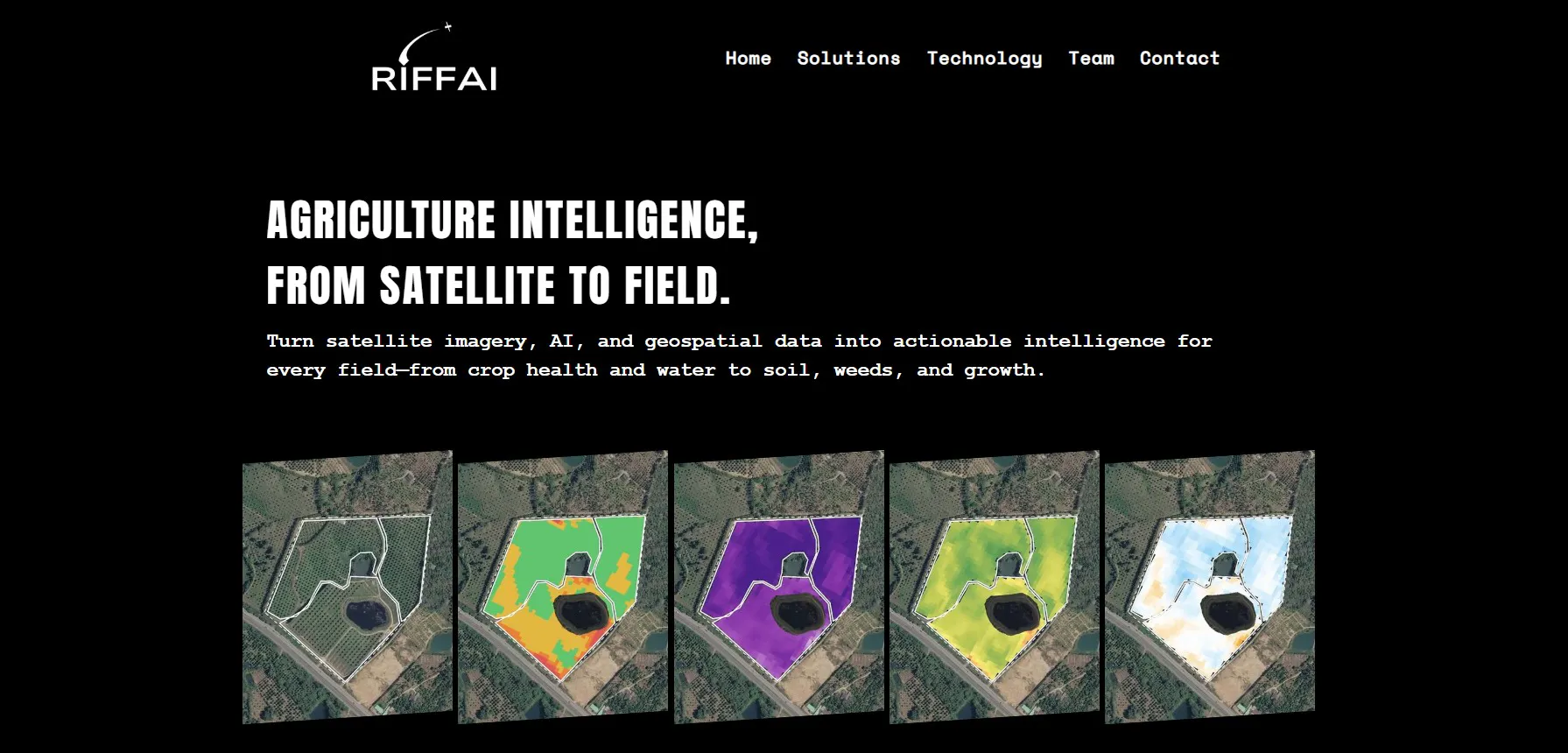 RIFFAI Satellite + AI Farm Intelligence gallery image