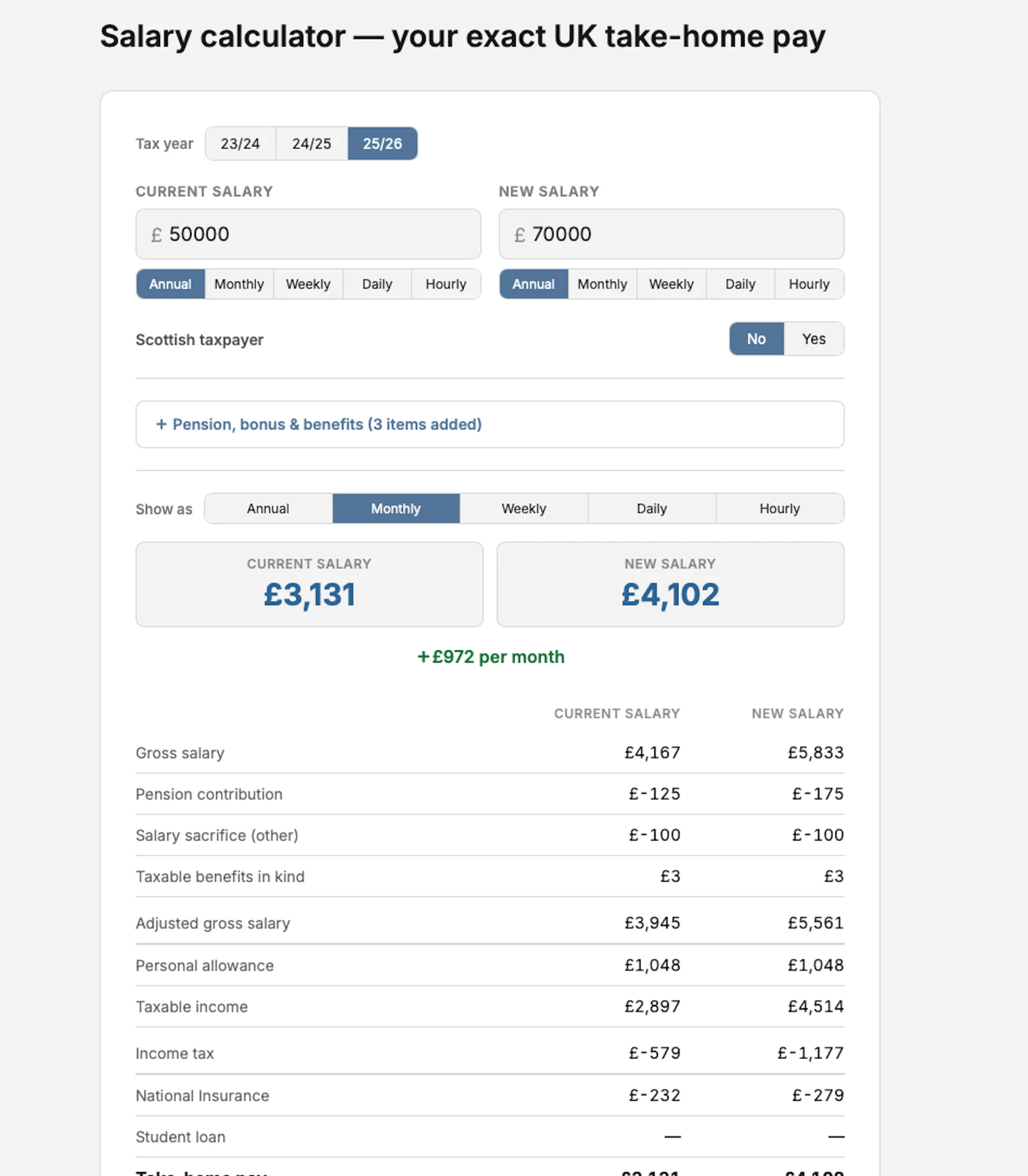 Simplicalcs — Simple, Free Calculators screenshot 2