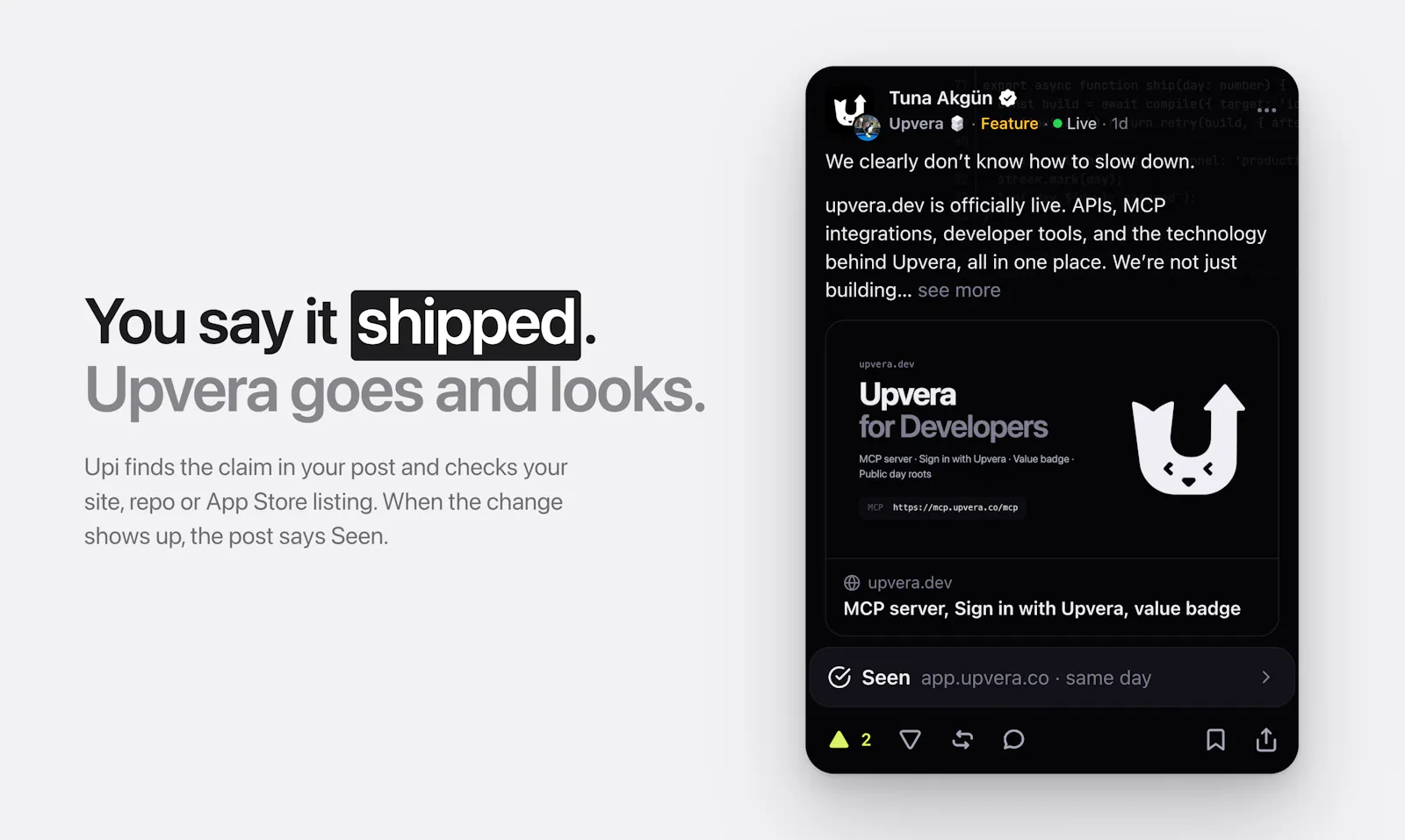 Upvera screenshot 7