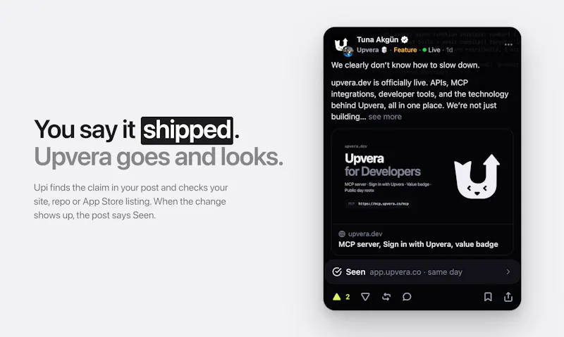 Upvera screenshot 7