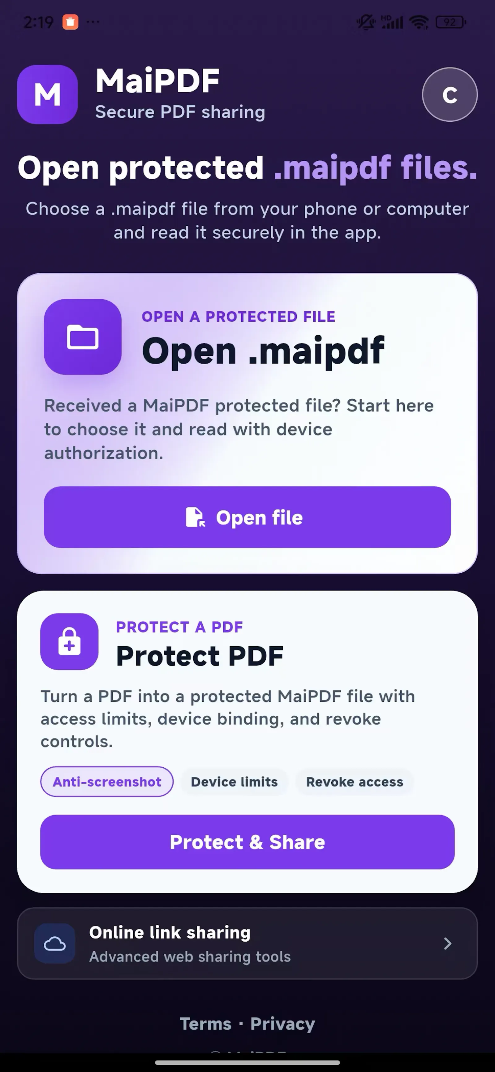 MaiPDF screenshot 4
