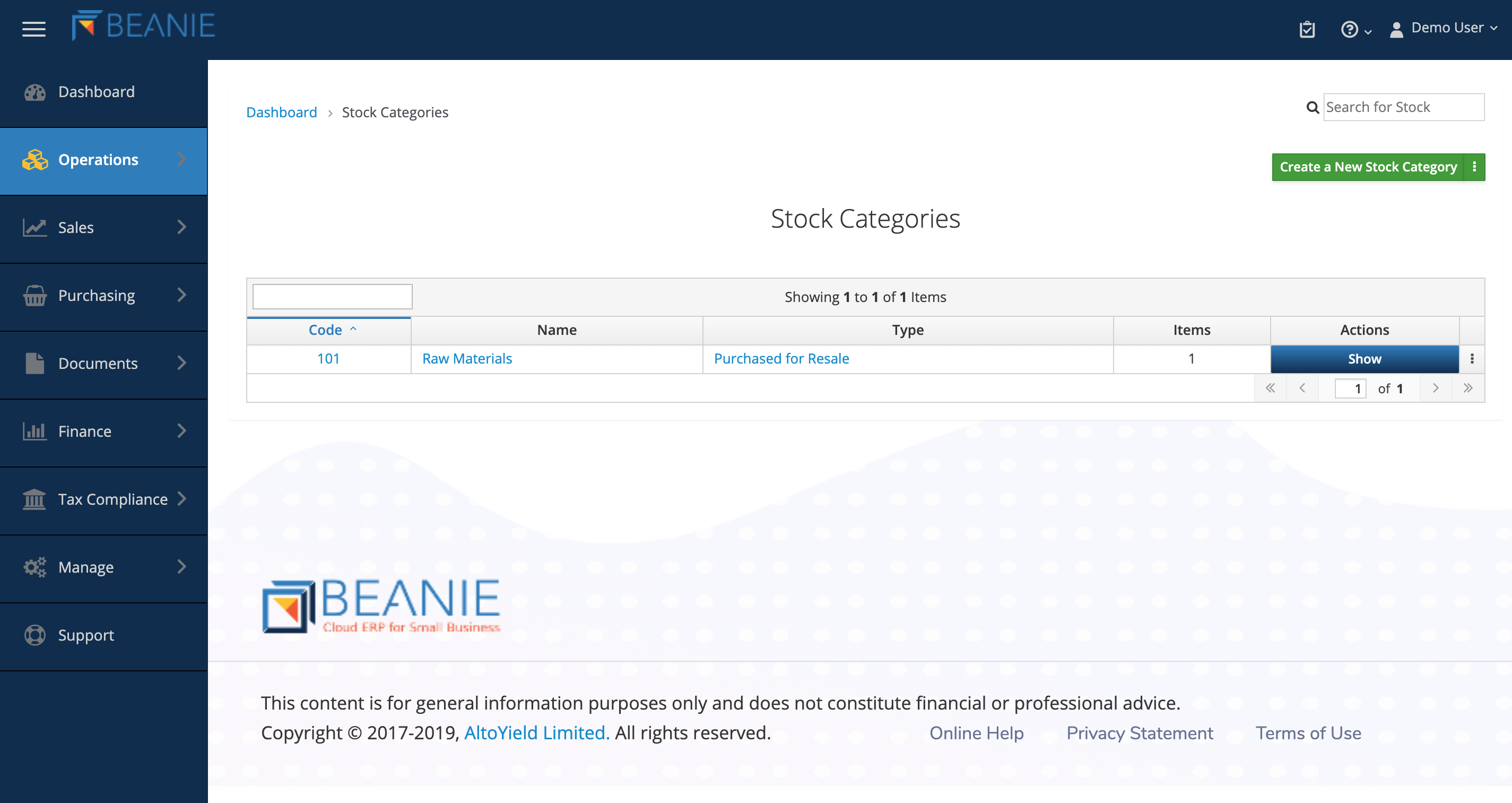Beanie ERP gallery image