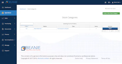 Beanie ERP gallery image