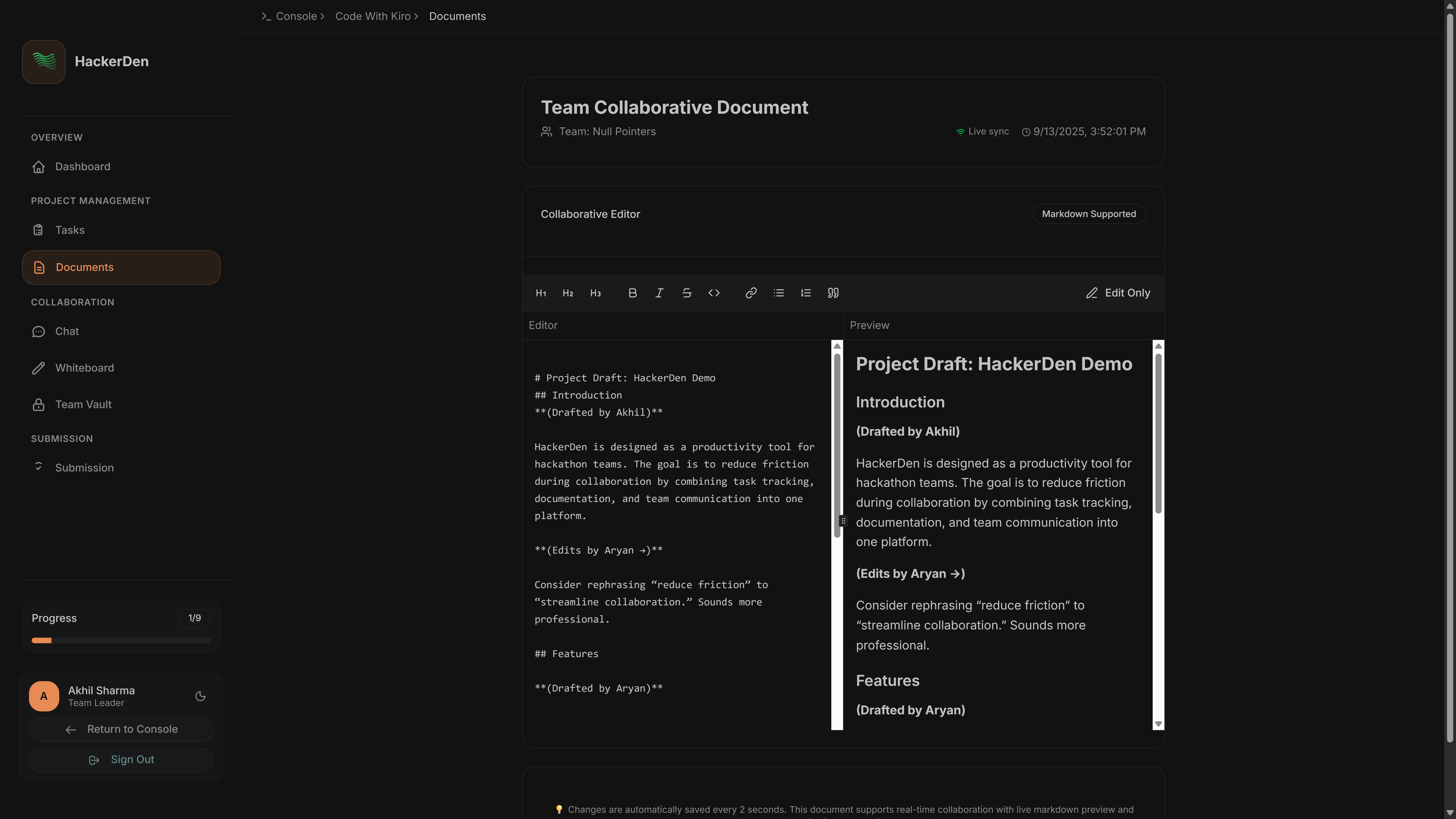 hackerDen gallery image
