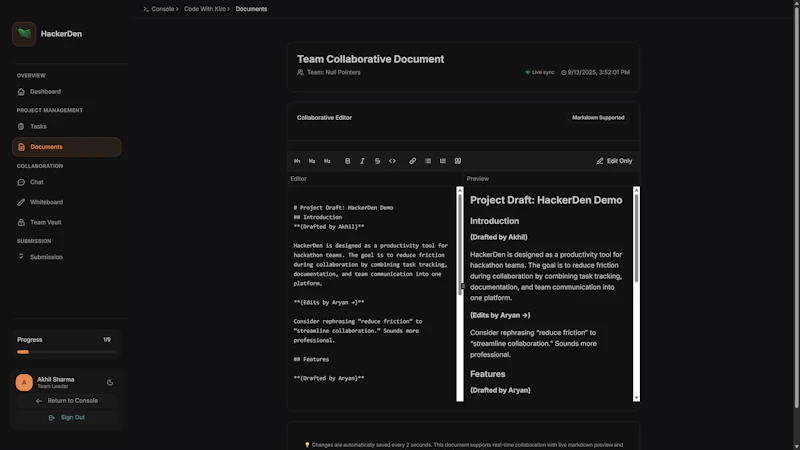 hackerDen screenshot 5