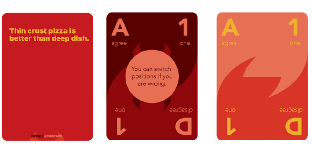 Devil's Advocate Arguably the best party game ever Product Hunt