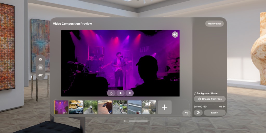 Spatial Video Editor for Vision Pro