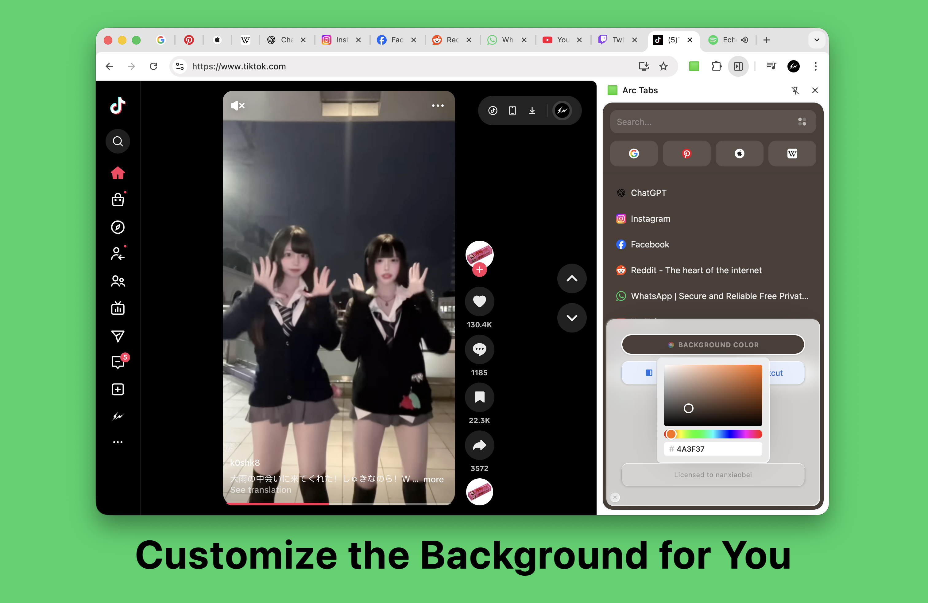 Arc Tabs: Sidebar Vertical Tabs for You  -  smooth, simple, built for the way you browse.媒体5