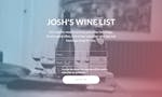 Josh's Wine List image