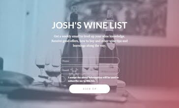 Josh's Wine List gallery image