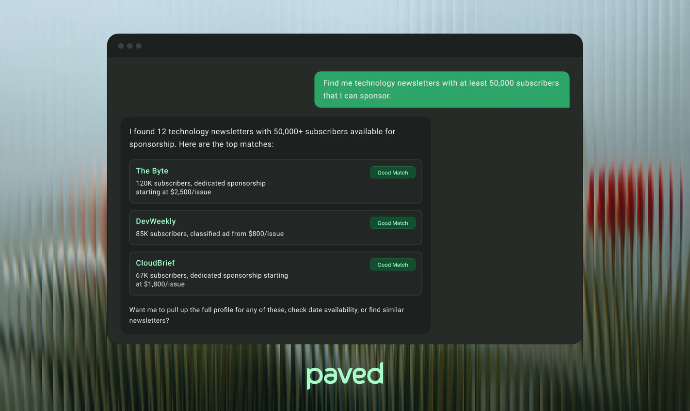 Paved AI Connector screenshot 2