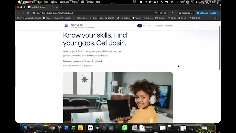 Jasiri Skill Check screenshot 1 (video preview)