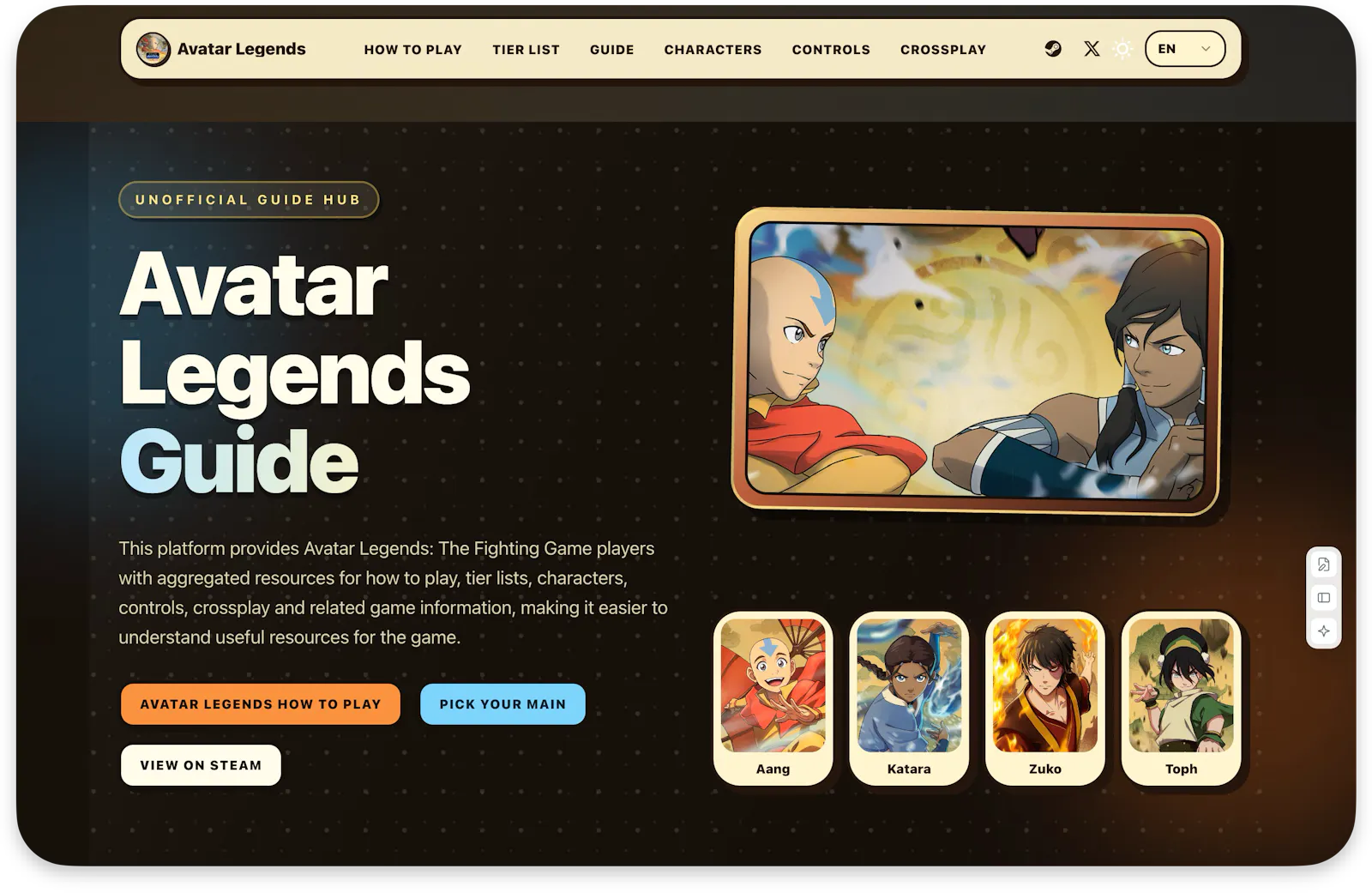 Avatar Legends Wiki screenshot 4