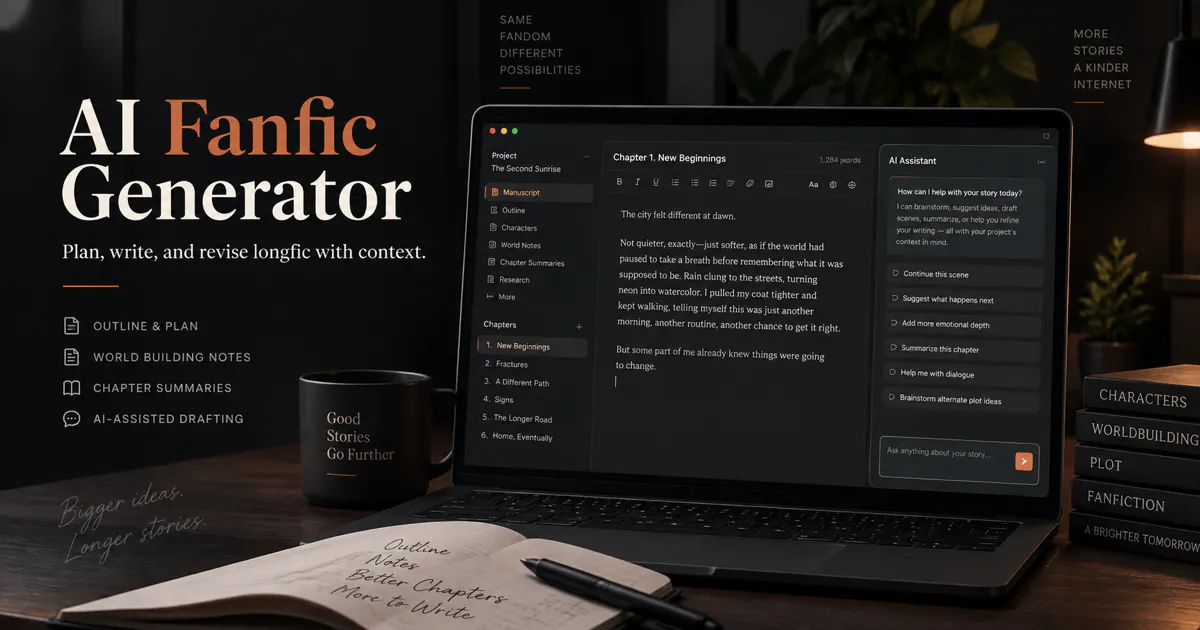 AI Fanfic Generator gallery image