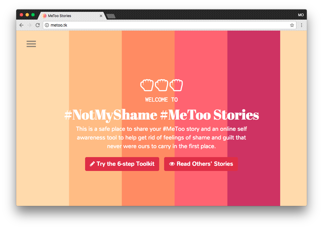 #MeToo #NotMyShame Toolkit gallery image
