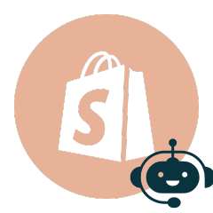 Shopify AI chatbot logo